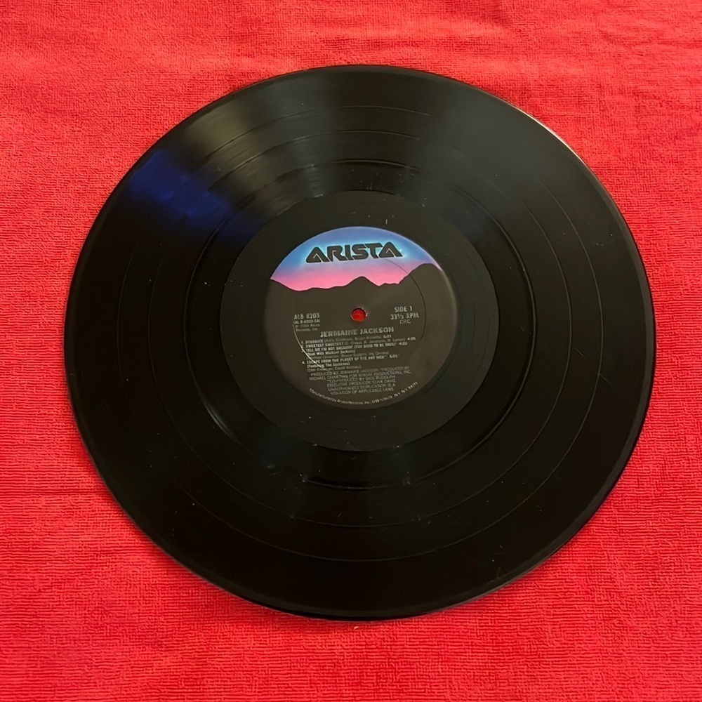 JERMAINE JACKSON “Dynamite” featuring MICHAEL JACKSON 1984 Arista Vinyl/Record - Picture 7 of 7
